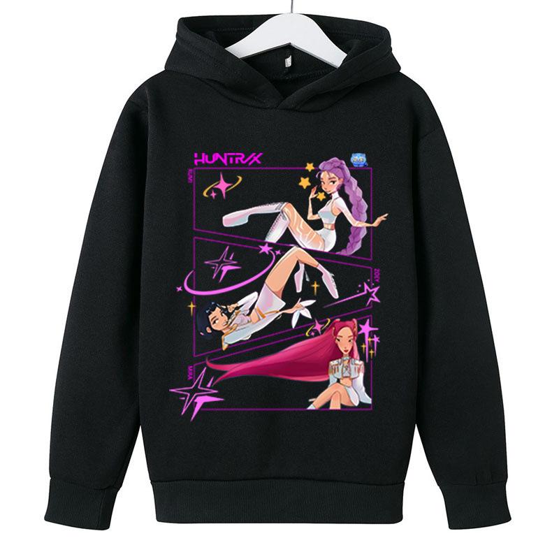 Kinder Unisex Hoodies & Sweatshirts KPop Dämonenjäger Mode Kinder Hoodie Lässiger Hoodie