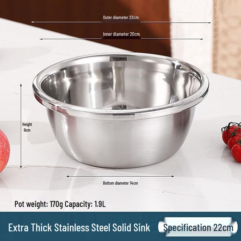 Qiwei Extra Thick Food Grade Enamel Mixing Bowl