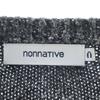 Nonnative Border Pattern Knit Jacket Gray Men's Used