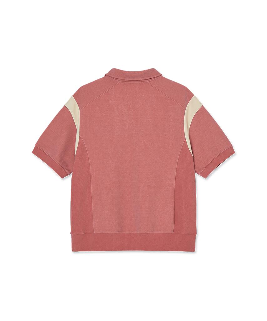 Debseu [Ardentel Label] Half Sleeve Sweatshirt (Pink)