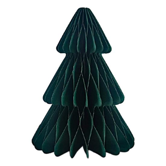 3 Pcs Paper Christmas Tree 3D Honeycomb Tree Tabletop Centerpiece for Holiday Fireplace Mantel Table Decor