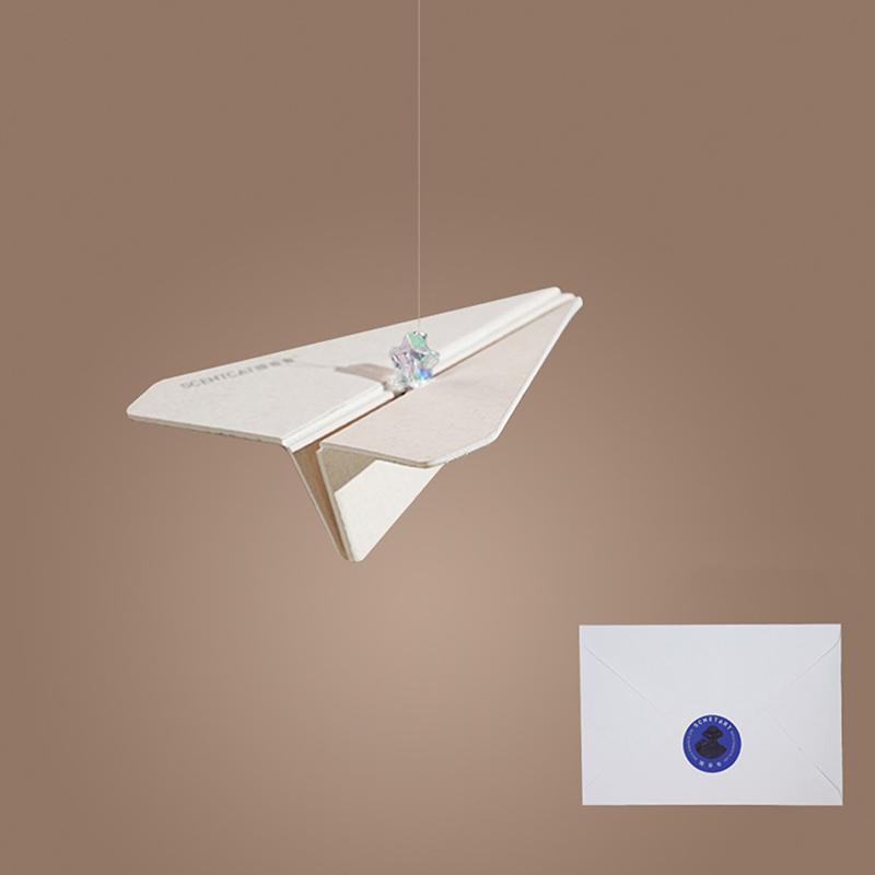 

Бумажный самолетик, подвеска для зеркала заднего вида автомобиля, украшение интерьера, новинка, забавный автомобильный ароматерапевтический диффузор, автомобильные аксессуары