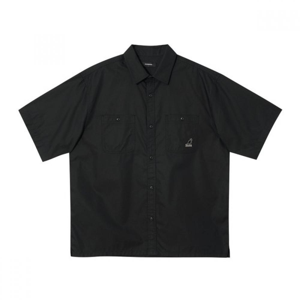 Kangol Pocket Half Shirt Black 7075 ME
