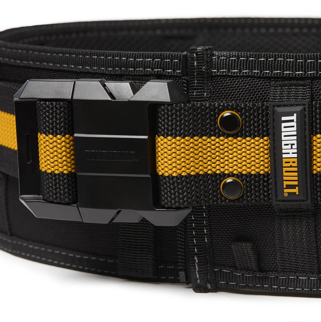 TOUGHBUILT Padded Belt with Heavy Duty Buckle, Black TB-CT-41P