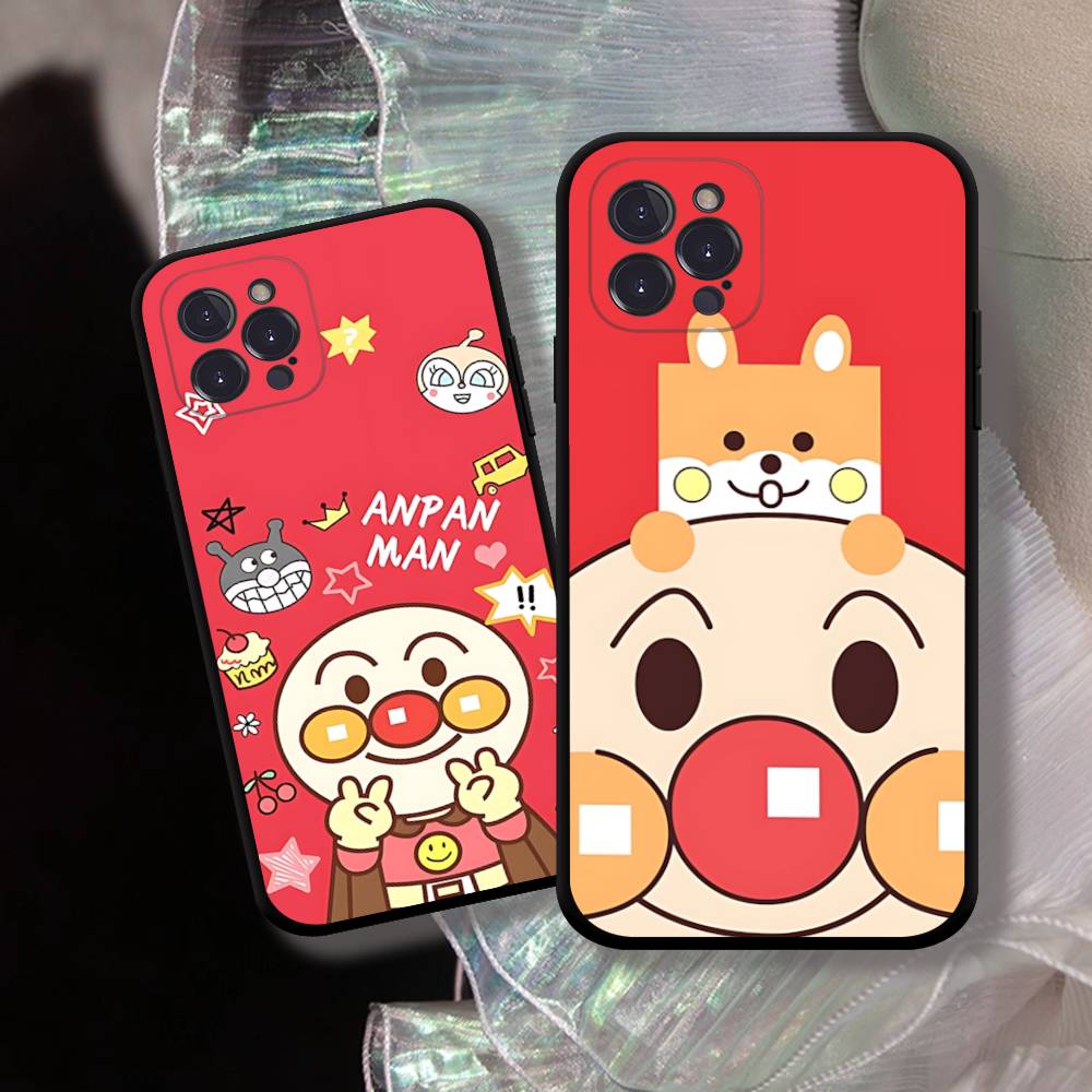1pc Cartoon A-AnpanmanS Anime Phone Case For Iphone 17 Air 16 15 14 13 12 11 Pro Max 16 15 14 Plus TPU Soft Case
