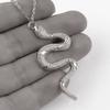 European and American Popular Jewelry Snake-shaped Single-layer Necklace Women's Fashion Retro All-match Snake