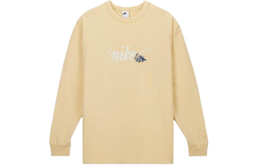Nike Sweatshirts Unisex Yellow Crew Neck Moderate Other FD0960-753 M