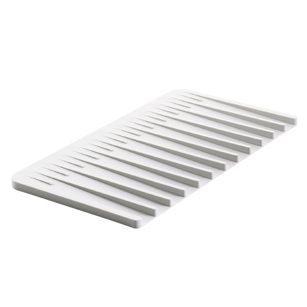 Sloped Board Silicone Tray Rapid Self-Draining Design For Bathroom Vanity