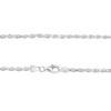 Sterling Silver 925 Cut French Rope [Sears] Chain, 2.4mm width, 45cm, sfr50-45