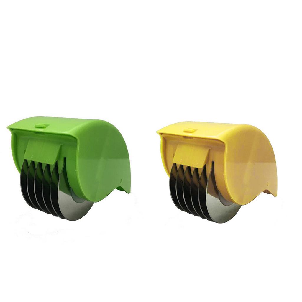 1PCS Stainless Steel Parsleys Chopper,Manual Labor-Saving Vegetable Rolling Cutter,Multifunctional Onion Garlic Chopper Machine