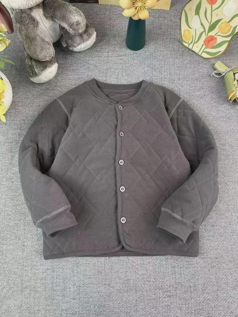 Children's Thermal Silk Quilted Coat with Magnetic Therapy, for Autumn/Winter