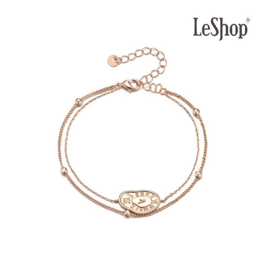 

[leshop] 14K Shaon Double-Line Bracelet (Gold Plated)_LJ5177BRB