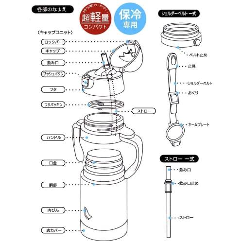 Skater (STWM3N-A) Double-Handled Stainless Steel Water Bottle with Straw, 350ml, Baby Mug, Very Hungry Caterpillar, Fruit Design
