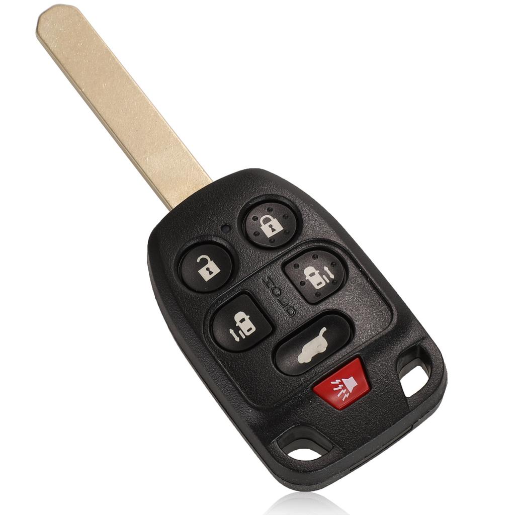 Jingyuqin 5/6Buttons Car Key Case Cover Fob For Honda Odyssey 2011 2012 2013 2014 Remote Key Shell Case Fob