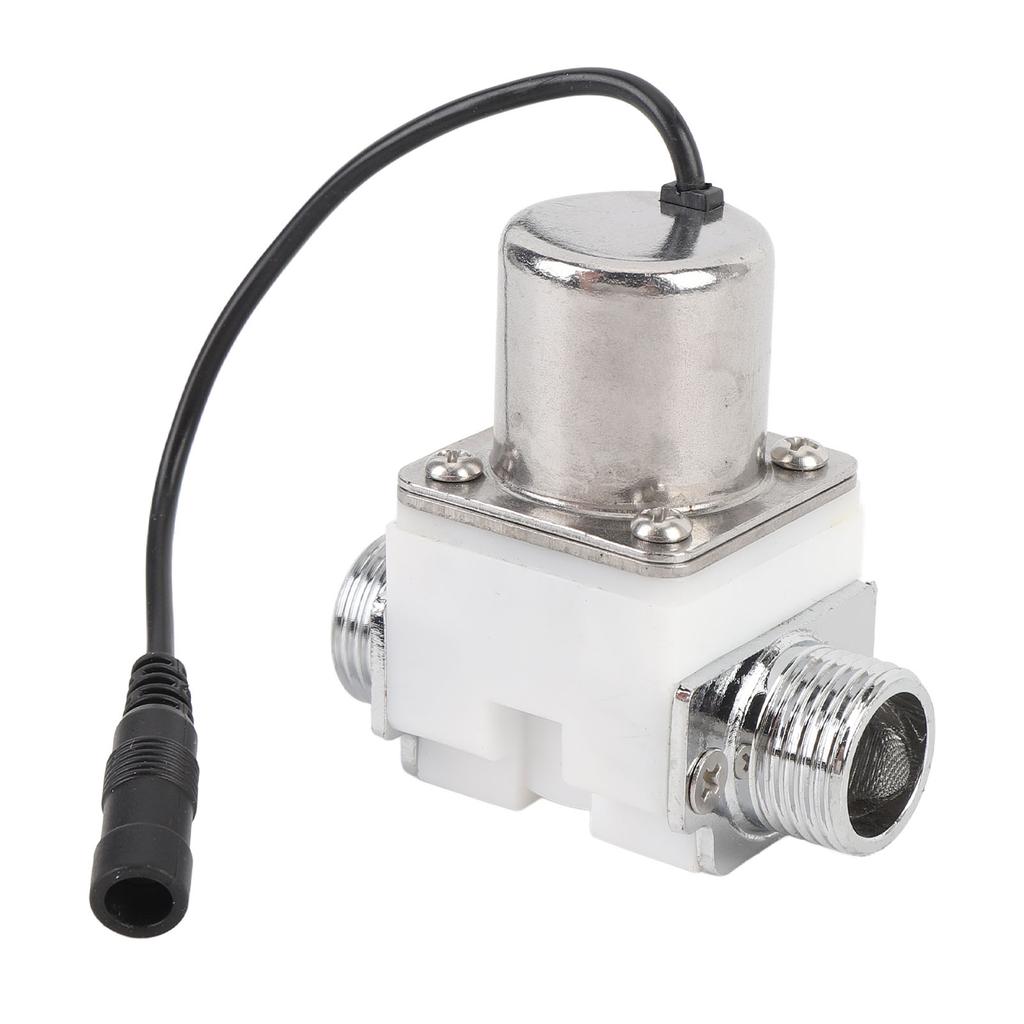 Water Control Electric Pulse Solenoid Valve G1/2in DC Plastic Stainless Steel Automatic Switch