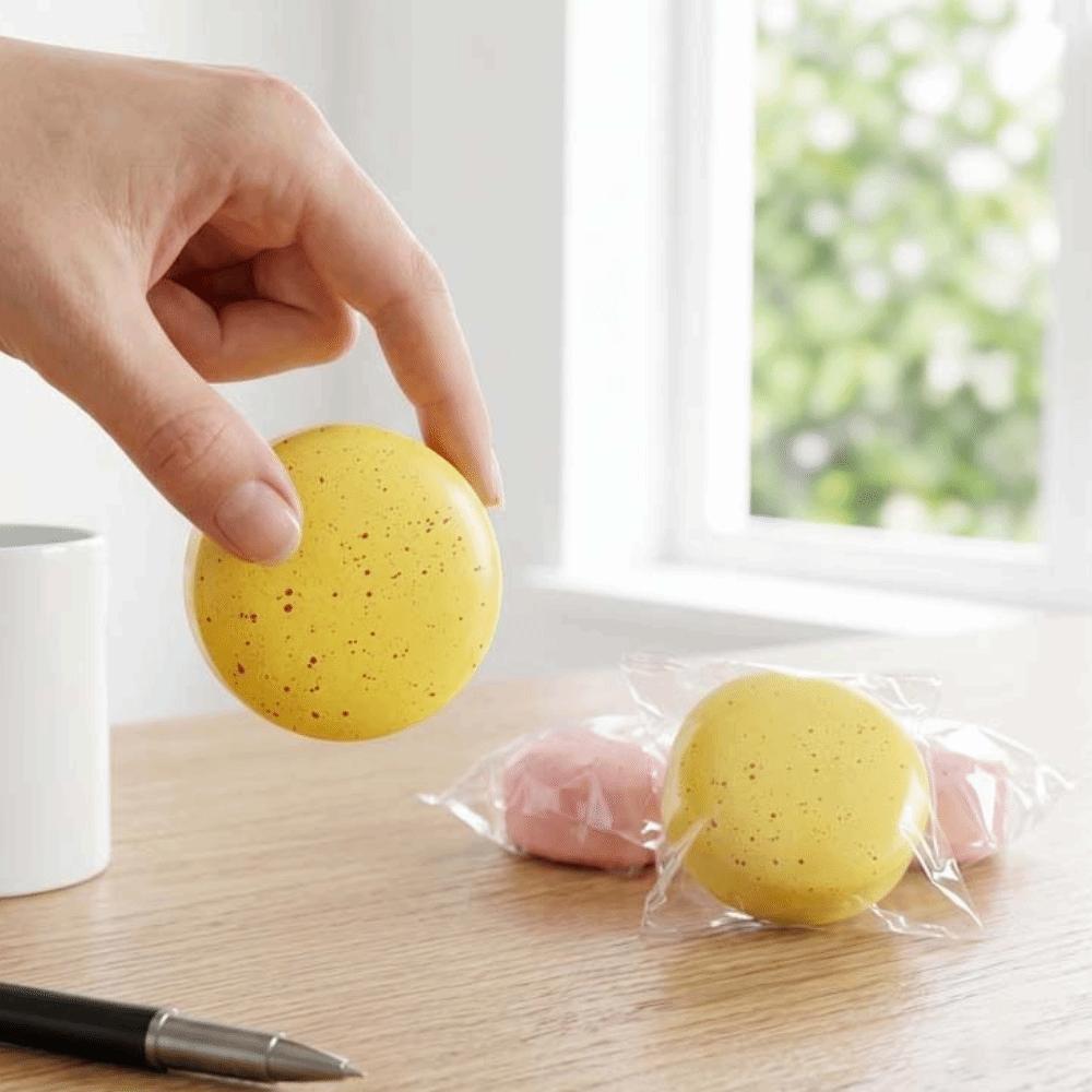 Slow Rising Macaron Bread Squeeze Toy Hand Relax Bread Toast Sensory Toys Kids Adult