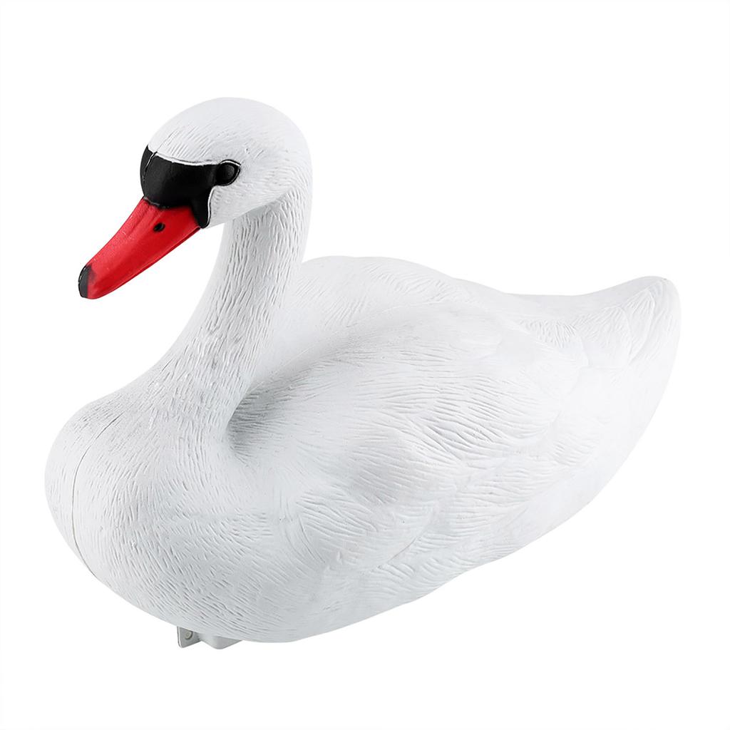 Garden Decorations Simulated Cute Exquisite White Swan Decorative Tool Hunting Baits White Swan Decorative Tool