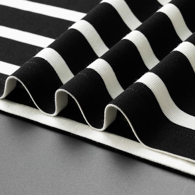 Men's Plus Size Striped Color Block Cotton Blend Polo Shirt
