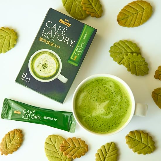 AGF Blendy Café Latory Stick Rich Matcha Latte 6 sticks x 6 boxes [ Powdered Matcha ] 11.5 grams (x 