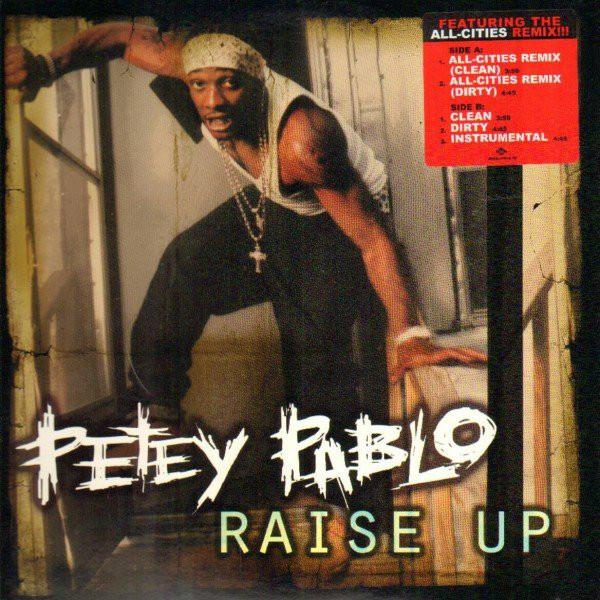 

12inch Record PETEY PABLO - Raise Up 01241428761R Jive 2001 US Rap & Hip-Hop/R&B Used