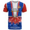 Chile 3D Printing T Shirt Man Summer O-Neck Short Sleeve Oversized Top Casual