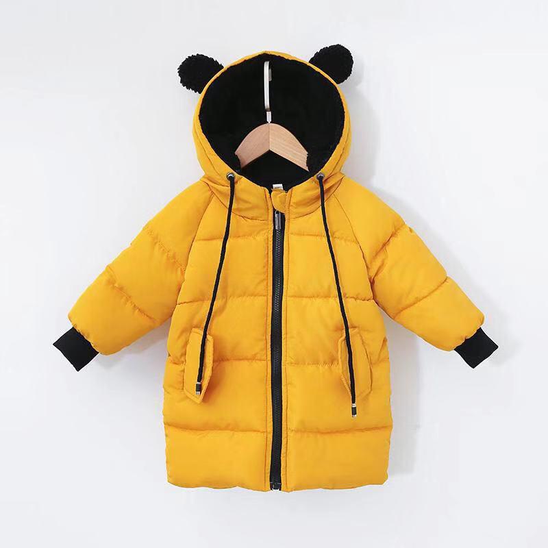 2025 Winter Kinder Koreanischer Stil Baumwollmantel - Modische Warme Jacke für Jungen & Mädchen