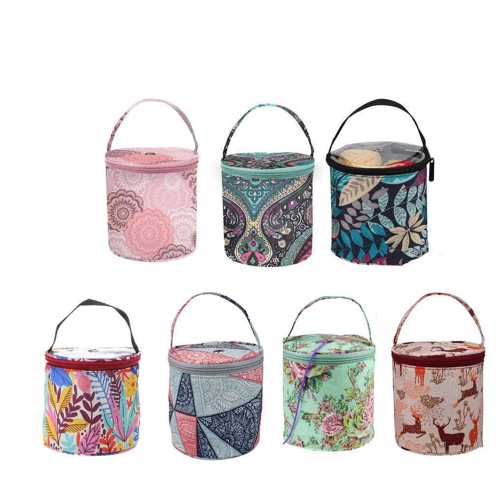 Borsa in Lana Organizzatore per la Conservazione Borsa per la Conservazione della Lana Borsa per Lavoro a Maglia Porta Gomitoli Portatile Custodia per il Trasporto Custodia per Artigianato per Uncinetto