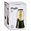 Vivalto Distributeur De Boissons 3,8 Litres Verre/acier Transparent/noir