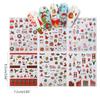 Festive Nail Decal Embossed Nail Sticker Manicure Foils for Parties Celebrations Christmas Halloween Holiday Party Decal