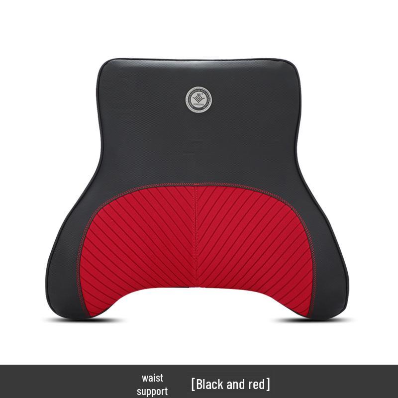 Memory Foam Car Headrest & Lumbar Support Pillow