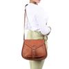 Vintage Real Leather Women's Casual Tote Purse Satchel Crossbody Sling Bag Retr