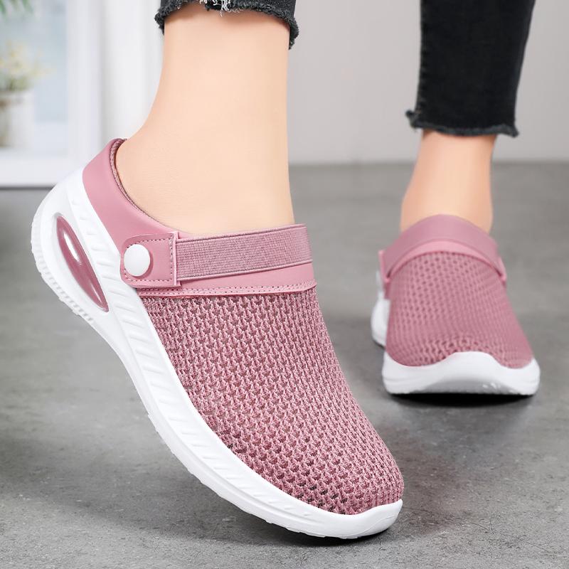 Women's Summer Fashion Slippers Half Slippers Breathable Thick Bottom Soft Outdoor Leisure Sports Shoes Free Shipping