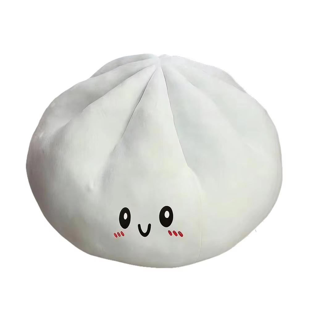 Realistic Giant Dumpling Squeeze Toy With Steamer Soft Tpr Dough Ball Glittery Cute Decompression Fidget Toy Funny Creative Gift