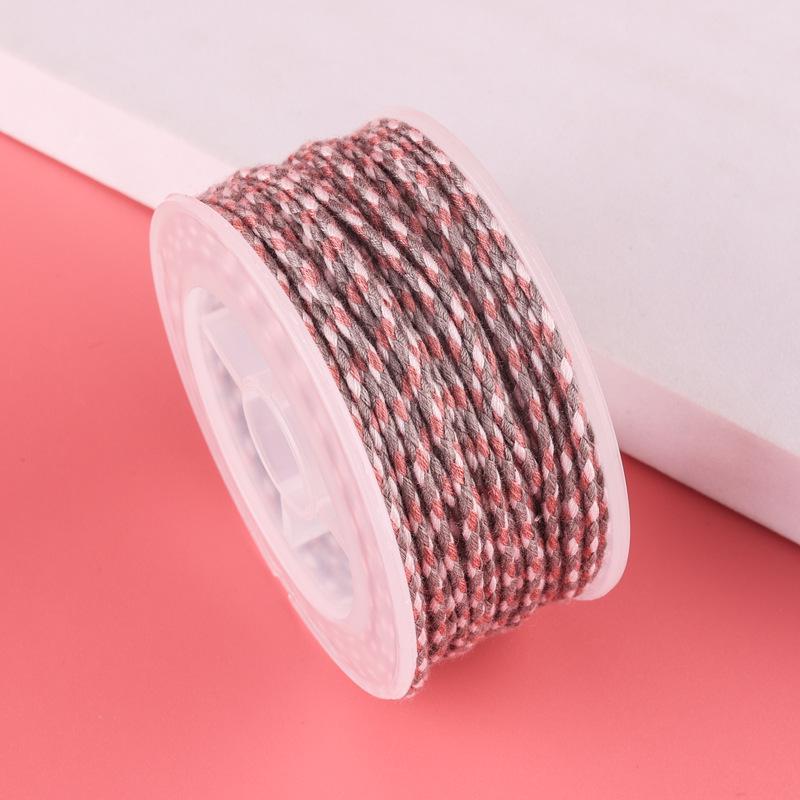 Sigu Sanhua Tibetan-Style Star & Moon Bodhi Cotton Thread - Non-Elastic, Wear-Resistant DIY Weaving Rope