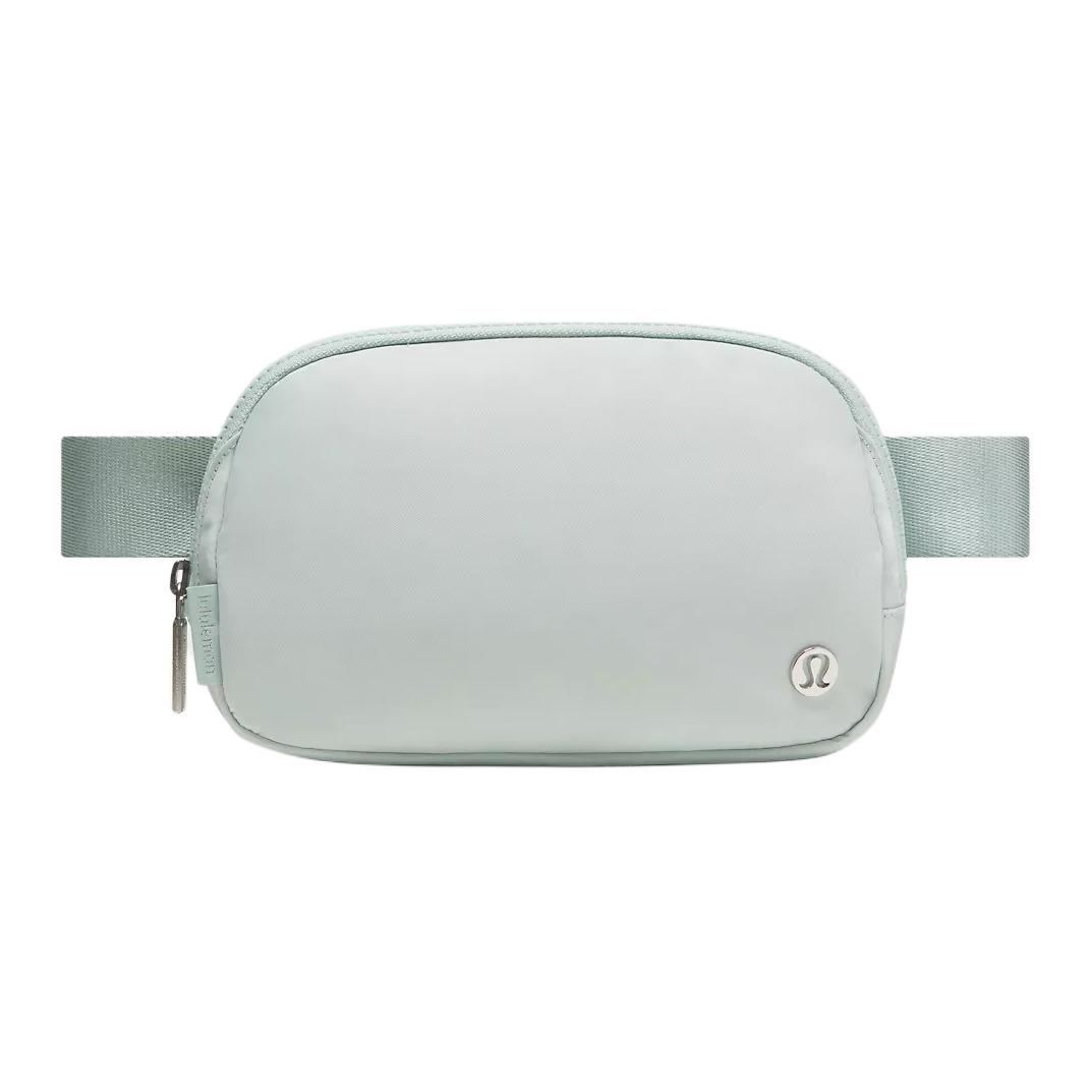 Lululemon Everywhere Micro Logo Zipper Waist Bag Men Waist Bag Pelican Silver LU9BR3S-073250-1 Pelican & Silver