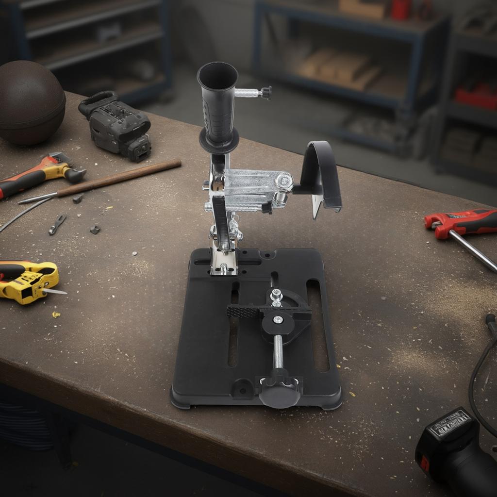 Metal Angle Grinder Support Stand with Adjustable Clamp 100 To 150mm