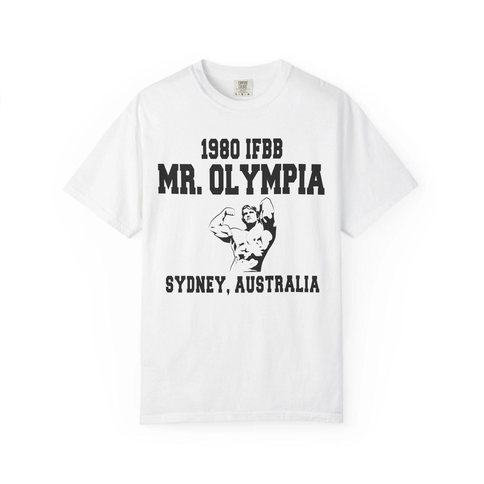 1980 IFBB Mr. Olympia Bodybuilder T shirt | Sydney Australia I Arnold Mentzer XL
