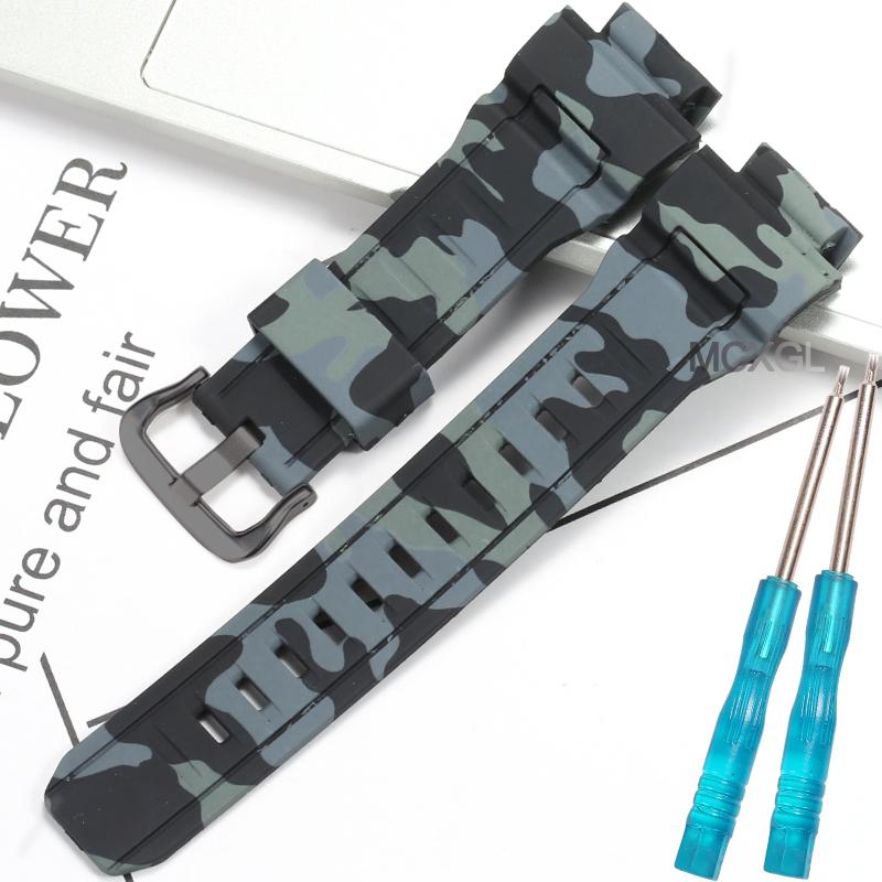 Resin Strap For Casio GW9300 GW-9300 RANGEMAN Men's TPU Replacement Band G-9300 Sport Waterproof Bracelet