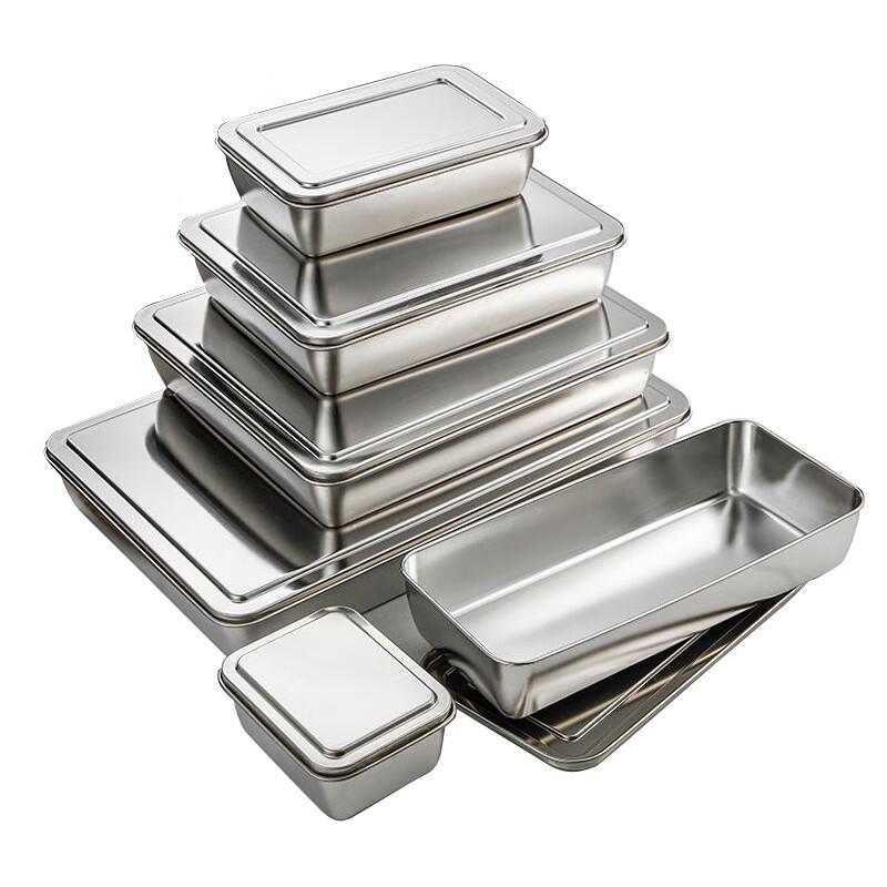 Lurong 201 Stainless Steel Divided Food Prep Trays