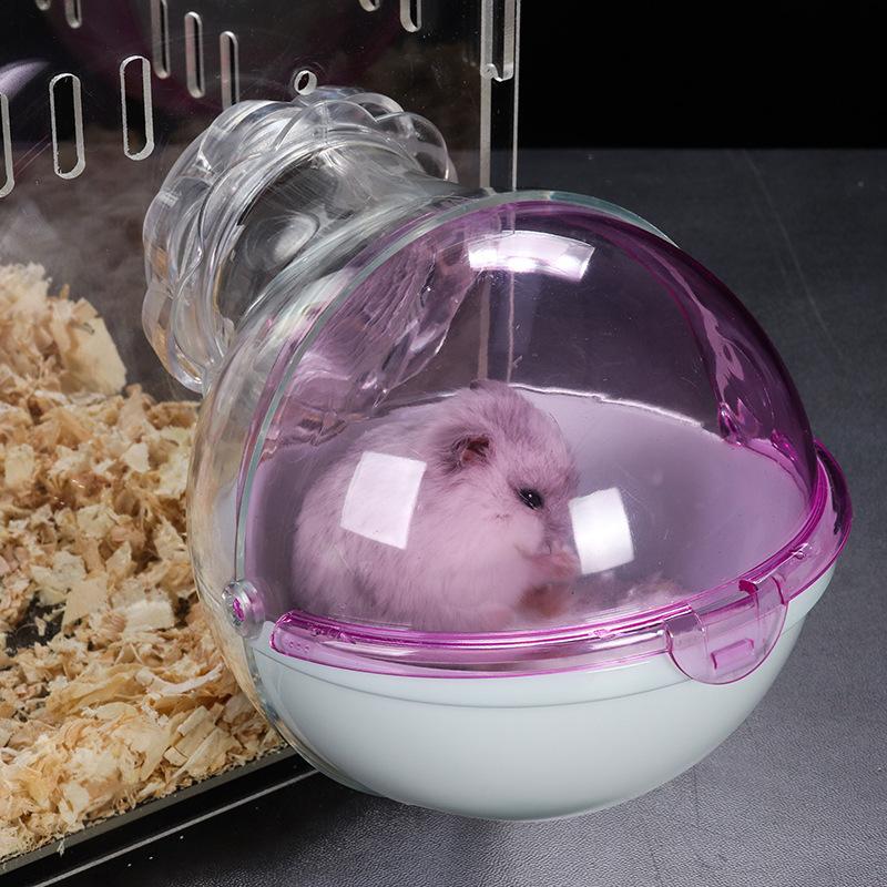 Small Animal External Bathroom Habitat Accessory Tunnel Connector for Hamsters Gerbils and Small Pets Compatible with Standard Cage Systems