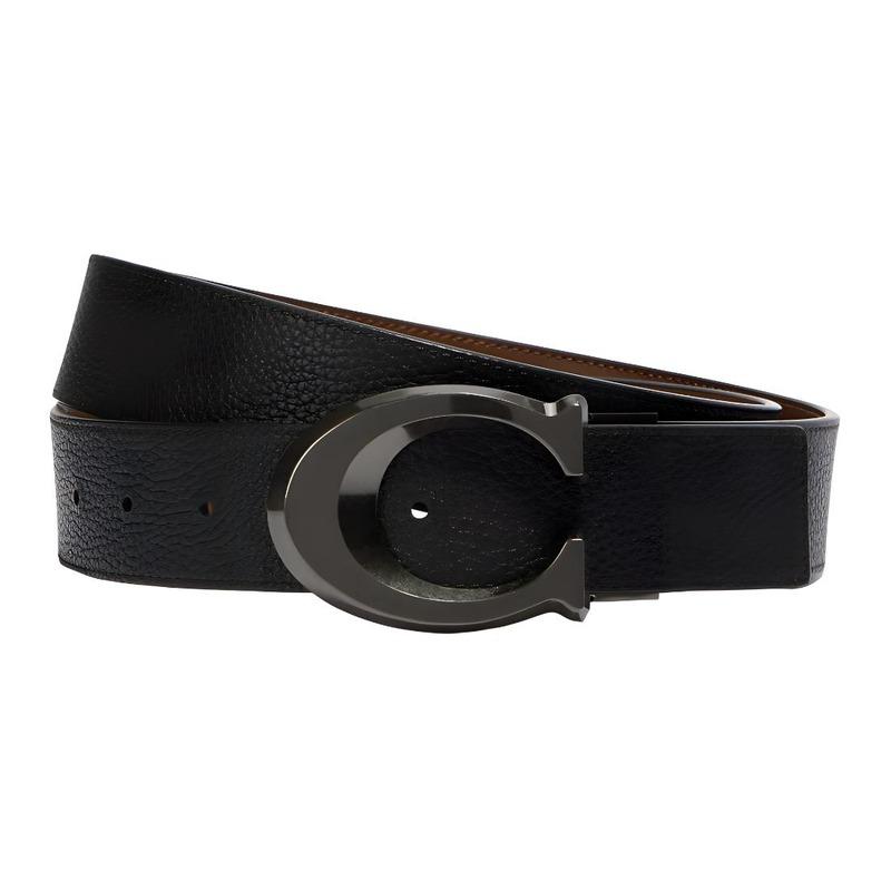 Coach Avant-Garde Hidden Buckle Leather Belt