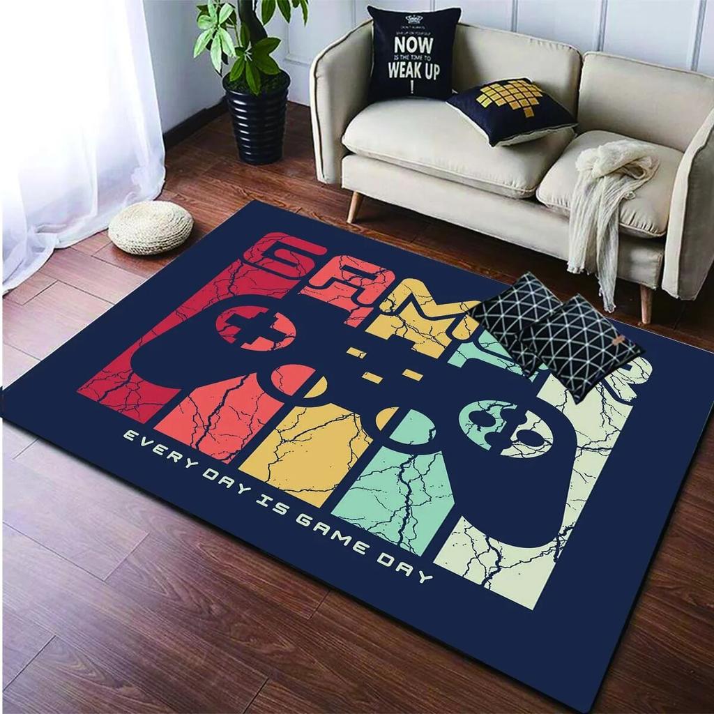 Game Controller Area HD Art Printing Rugs Non-Slip Floor Mat Doormats Carpet for Bedroom Kids Play Mat Yoga Mat Picnic Camping