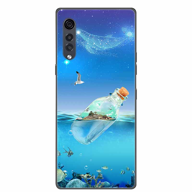 

Для LG Velvet Чохол Чорний Силіконовий М який ТПУ Задня Кришка Чохол Для LG Velvet2 Pro Funda Для LG Velvet 5G LM-G900EM Бампер Coque Capa LG Velvet