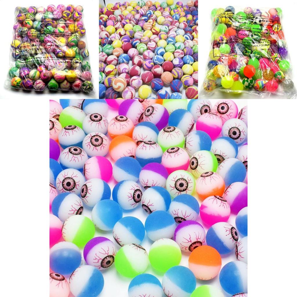 Classic 30mm Mixed Elastic Ball Toy With Magic Eyes Wholesale By Manufacturer