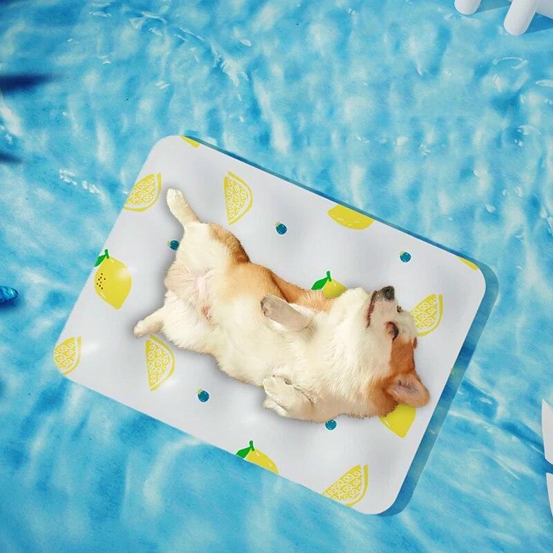 Hunde Kühlmatte Sommer Haustier Kaltes Bett Extra Groß Für Kleine Große Hunde Haustierzubehör Katze Langlebige Decke Sofa Katze Eispad Blanke