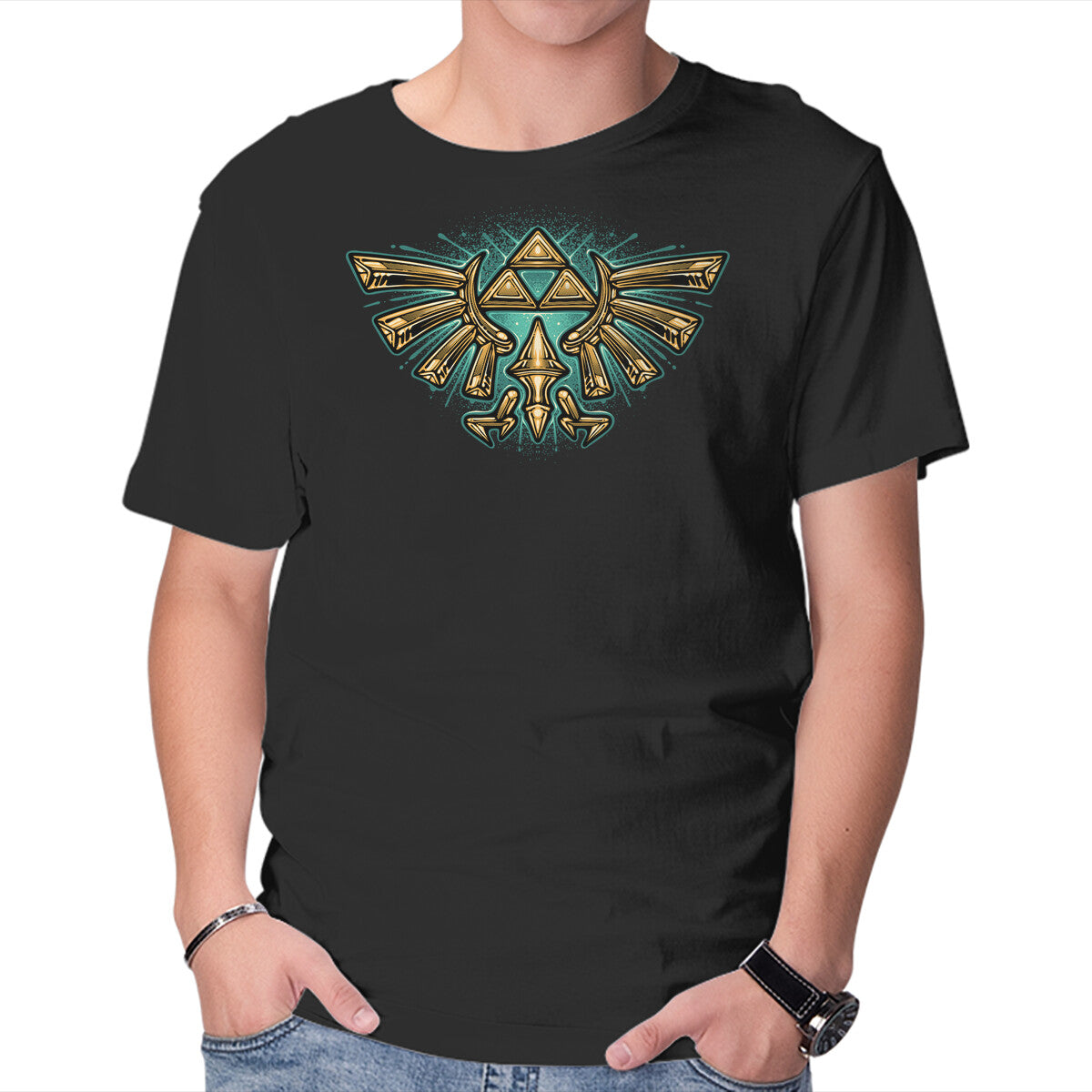 Unisex Crew Neck T-Shirt Courage To Protect The Land Graphic Short Sleeve Casual Tee M