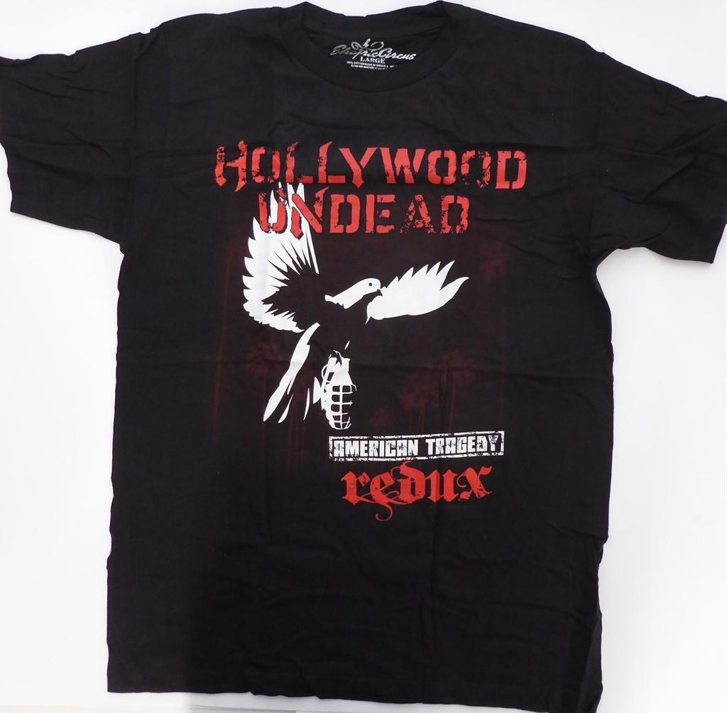 Hollywood Undead -American Tragedy Official T-Shirt -Mens Large -Rap/Rock *NEW Unisex T-Shirt