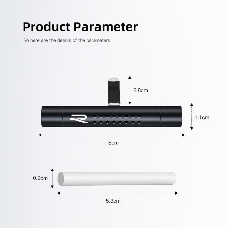 WGLRK1 Car Air Freshener Diffuser Aromatherapy Stick Perfume Clip For VW GTI Polo Golf Passat Tiguan Arteon Touareg Taigo Caddy Jetta