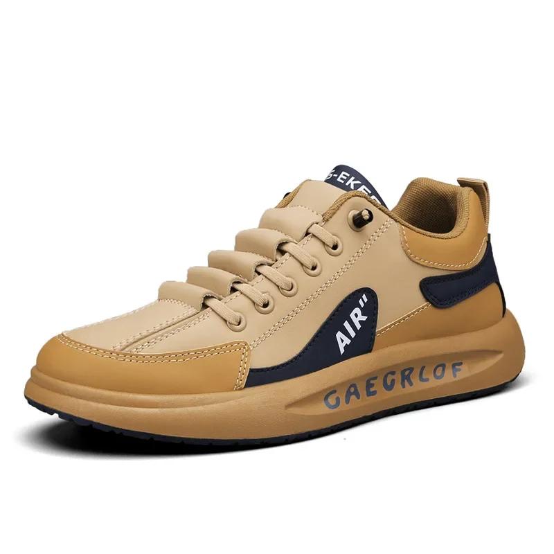 Pánské tenisky ležérní boty módní šněrovací designérské vulkanizované boty prodyšné ploché sportovní boty Zapatos De Hombre