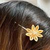 Hairpin Tsumami-zaiku em-132 (Yellow)